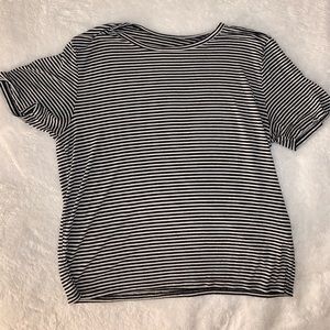 Black and white shirt